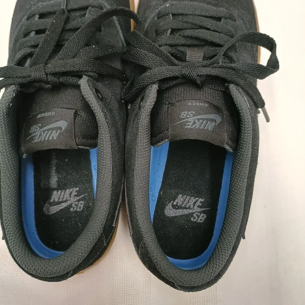 Nike SB Check Solar Soft Skateboarding Shoes 843895-003 Size 7 Mens Used No Box